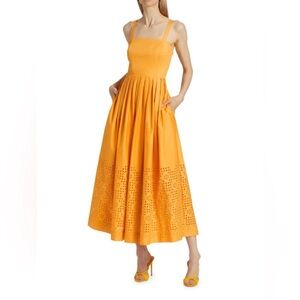 Elie Tahari
Avivia Cotton Laser-Cut Maxi-Dress size 10
